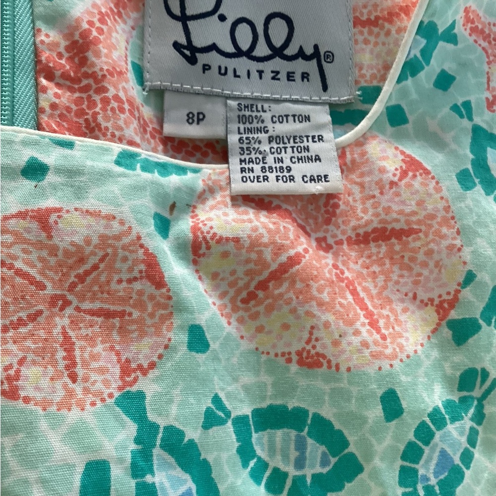 Vintage Lily Pulitzer Starfish and Sandollar Dress
